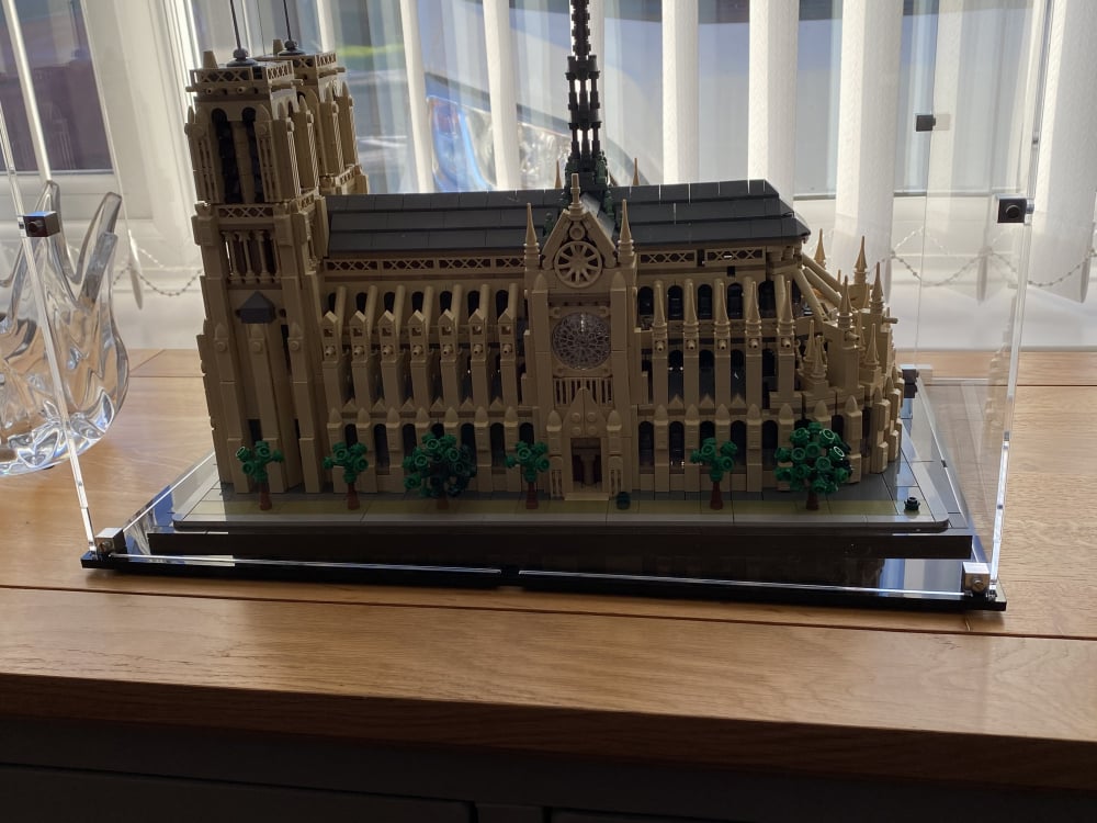 Vitrine Acrylique Pour Lego Notre-Dame De Paris 21061 – Protection Contre La Poussière – Montage Facile - 8