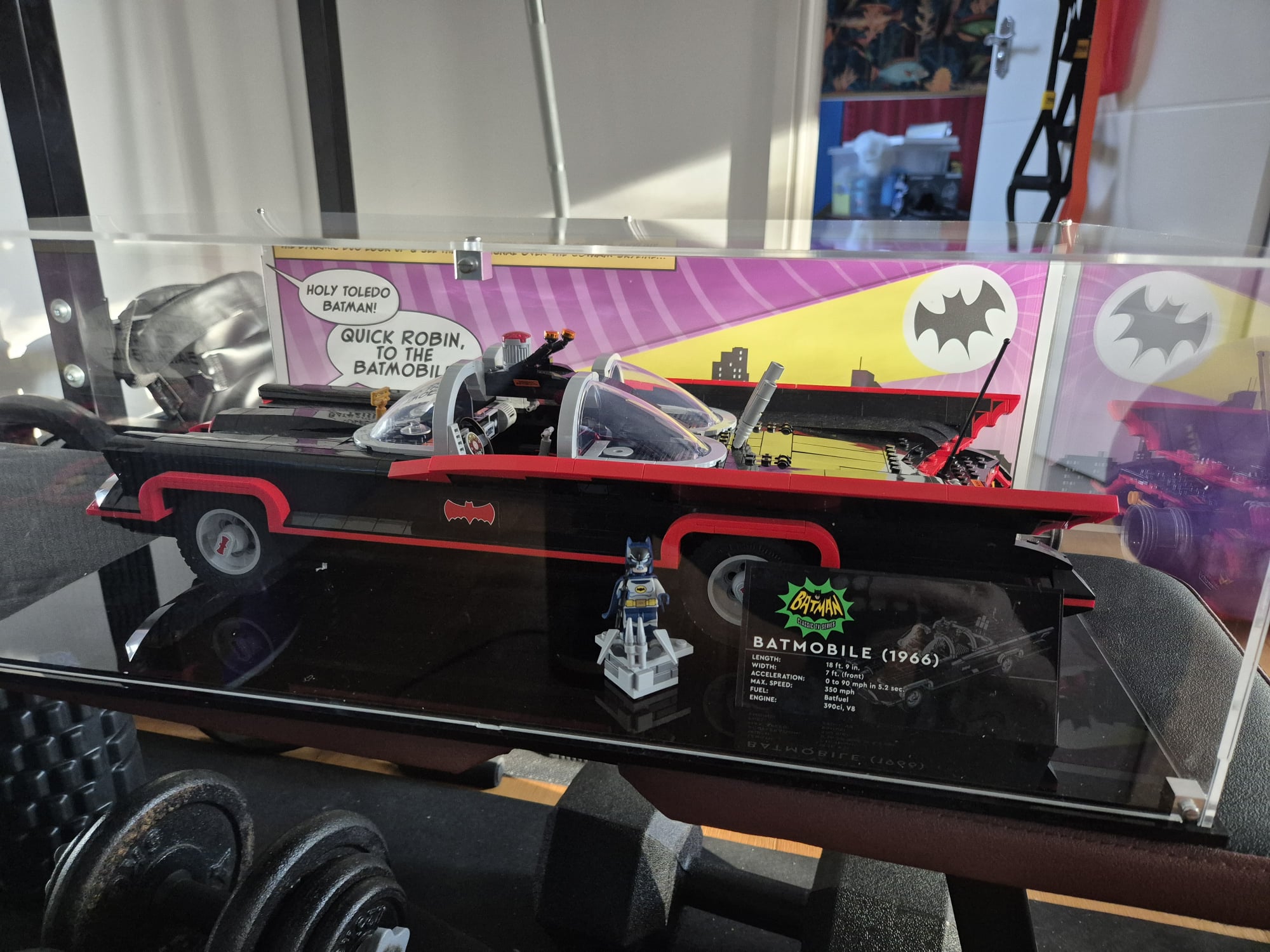 LEGO® Batman™: The Classic TV Series Batmobile™ (76328) Display Case